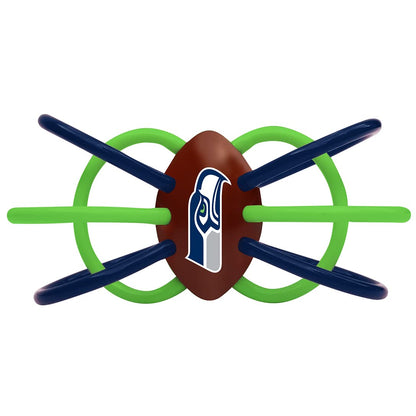 Baby Fanatic Baby Teether/Rattle - Seattle Seahawks Officially Licensed Toy