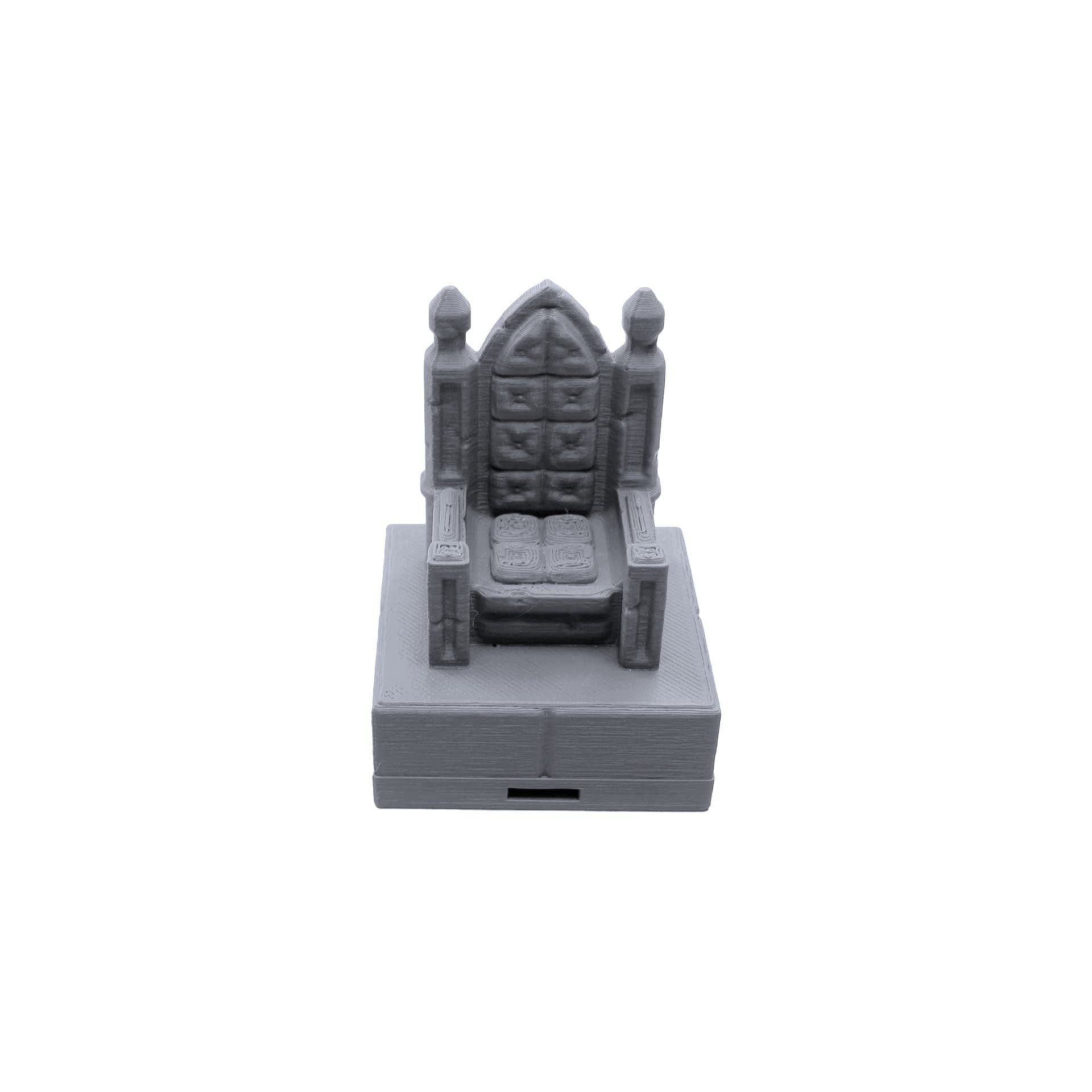 EnderToys Locking Dungeon Tiles - Throne Room, Terrain Scenery Tabletop 28mm Miniatures Role Playing Game, 3D Printed Paintable