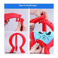 ZSKXYRUS Balloon Blast Party Game Set Entertaining Family Tabletop Game Comes with 10 Balloons 9 Sticks Dice Stand Red Frame Party Supplies Party