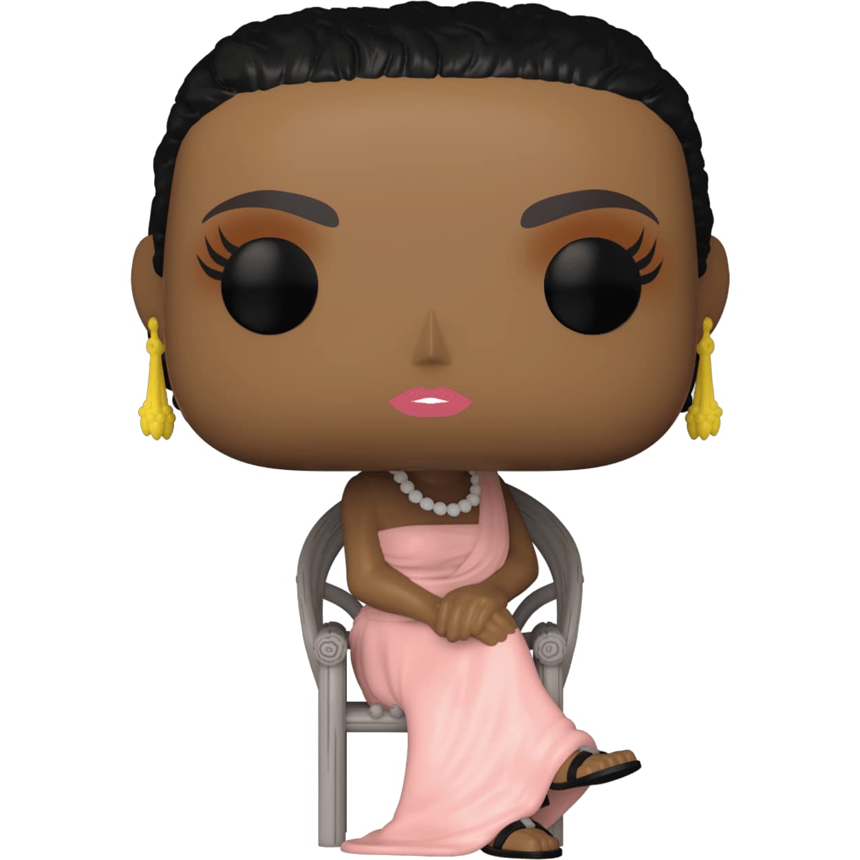 Funko Whitney Houst o n : P o p ! Rocks Vinyl Figurine Bundle with 1 Compatible 'ToysDiva' Graphic Protector (025-61427 - B)