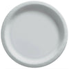 Silver Round Paper Plates - 10" (20 Pc) - Perfect for Parties, Picnics, & Everyday Meals