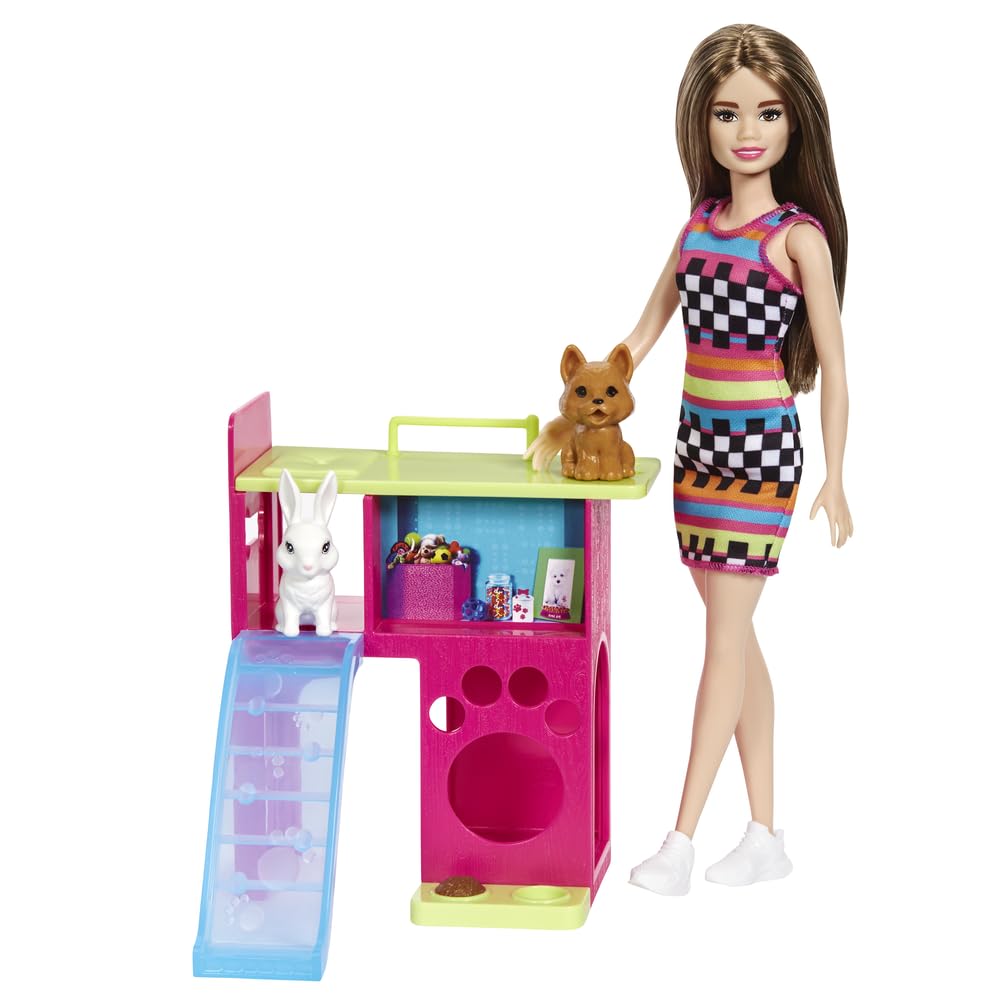Barbie Mattel Doll Bird with Animals Multi-Coloured (HGM62)