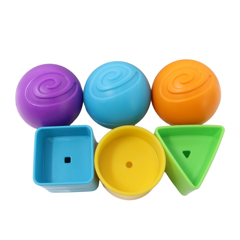 Replacement Parts for Fisher-Price Laugh and Learn Smart Stages Crawl Around Car - DJD10~3 Balls and 3 Shapes ~ Also Works with Models GFM96 and CDC78