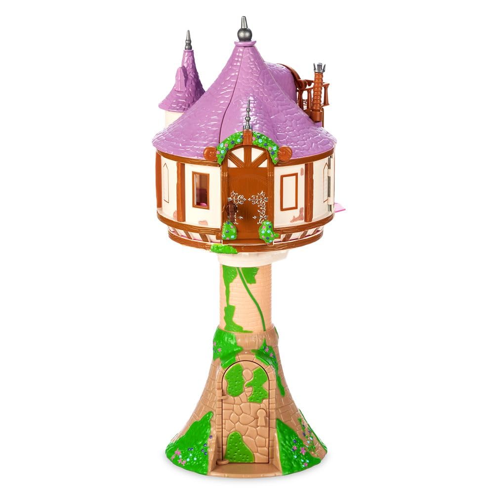 Disney Store Action Toys Rapunzel Tower Playset - 19-Piece Tangled Play Set with Rapunzel, Flynn & More Princess Toys- Includes Tower Apartment