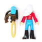 Mattel Imaginext Collectible Figures Playset ~ Series 12 - CDX97 ~ Unopened, Identified Blind Bag ~ Camping Hiker Girl Figure with Backpack Bag