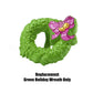 Replacement Part for Fisher-Price Little People Playset - HMK85 ~ Green Holiday Wreath fits on Front Door of Dollhouse ~ Inspired by Barbie Dollhouse