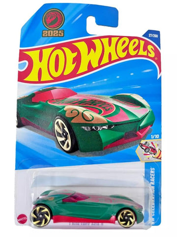 Hot Wheels Twin Mill Gen-E, Celebration Racers Series, 1:64 Scale Diecast Car