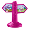 Replacement Part for Fisher-Price Little People Playset - HMK85 ~ Pink Ski Slope Direction Sign ~ Inspired by Barbie Doll Little-People Dollhouse ~