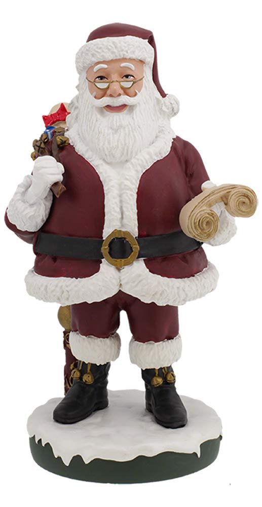 Royal Bobbles Santa Claus BobbleHIPS Christmas Collectible Bobblehead Statue