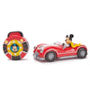 Disney Store Official Mickey Mouse's Vintage Remote Control Car for Kids - Glossy Red Convertible Roadster with Lights & Sounds, Fun RC Car - Mickey