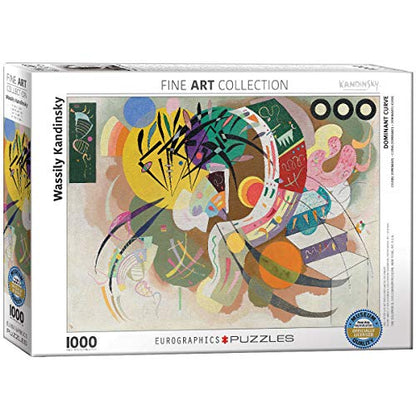 EuroGraphics Dominant Curve by Wassily Kandinsky (1000 Piece) Puzzle (6000-0839), White