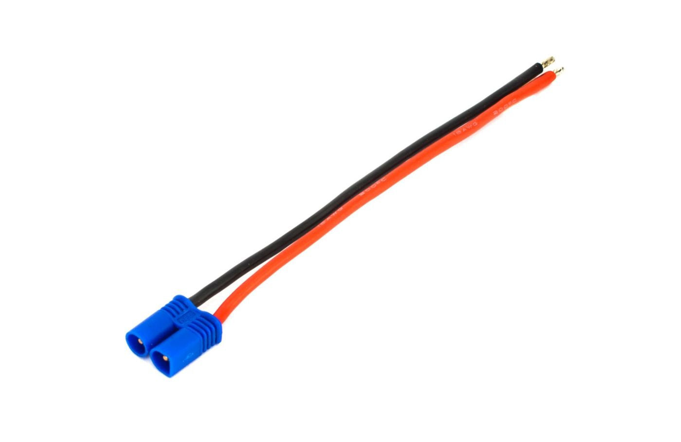 E-flite EC2 Device Connector w/4" Wire, 18 AWG, EFLAEC204