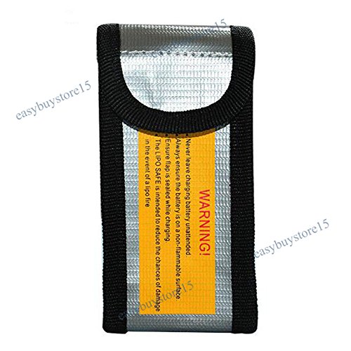 sccsport 4pcs Lipo Battery Fireproof Explosion proof Bag Storage Guard Safe Pouch 125mm