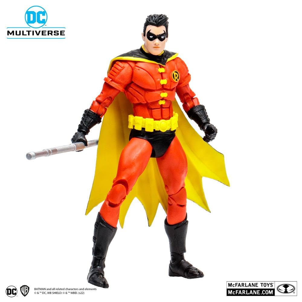 McFarlane Toys - DC Multiverse 7IN - Robin (Tim Drake RED Suit Variant)
