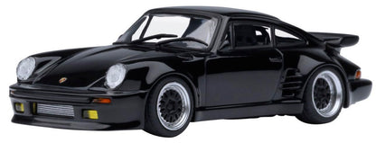AUTOart 911 (930) Turbo Blackbird Black Wangan Midnight - Comic #1 Version Manga 1/64 Model Car 20636
