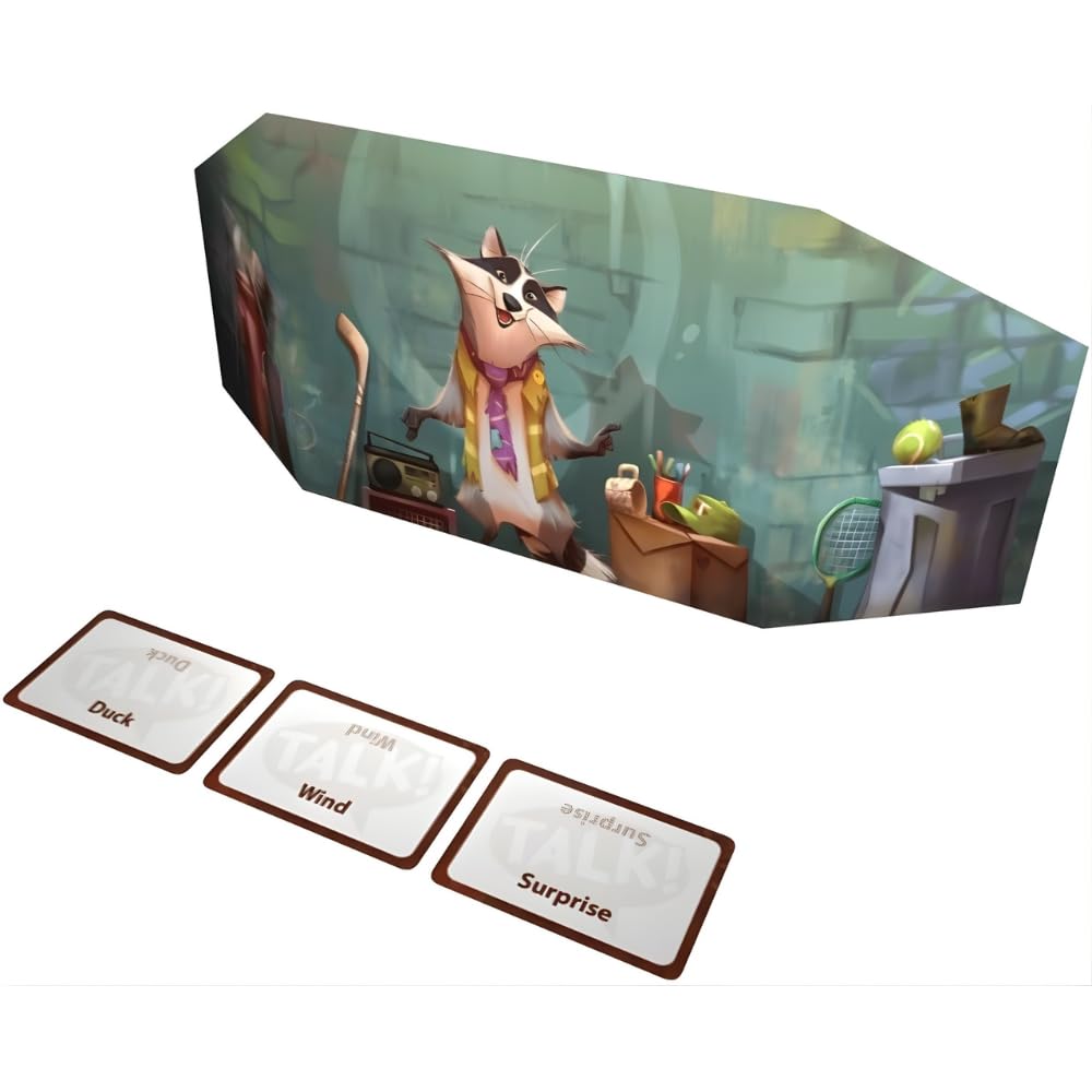 Friendly Skeleton Trash Talk The Board Game: Communicate Using Trash!