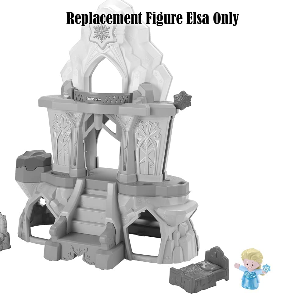 Replacement Part for Fisher-Price Little People Deluxe Frozen Castle - GWD33 ~ Replacement Princess Elsa Figure