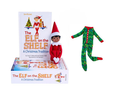 The Elf on the Shelf Brown Eyed Girl Scout Elf with Claus Couture Good Night, Sleep Bright
