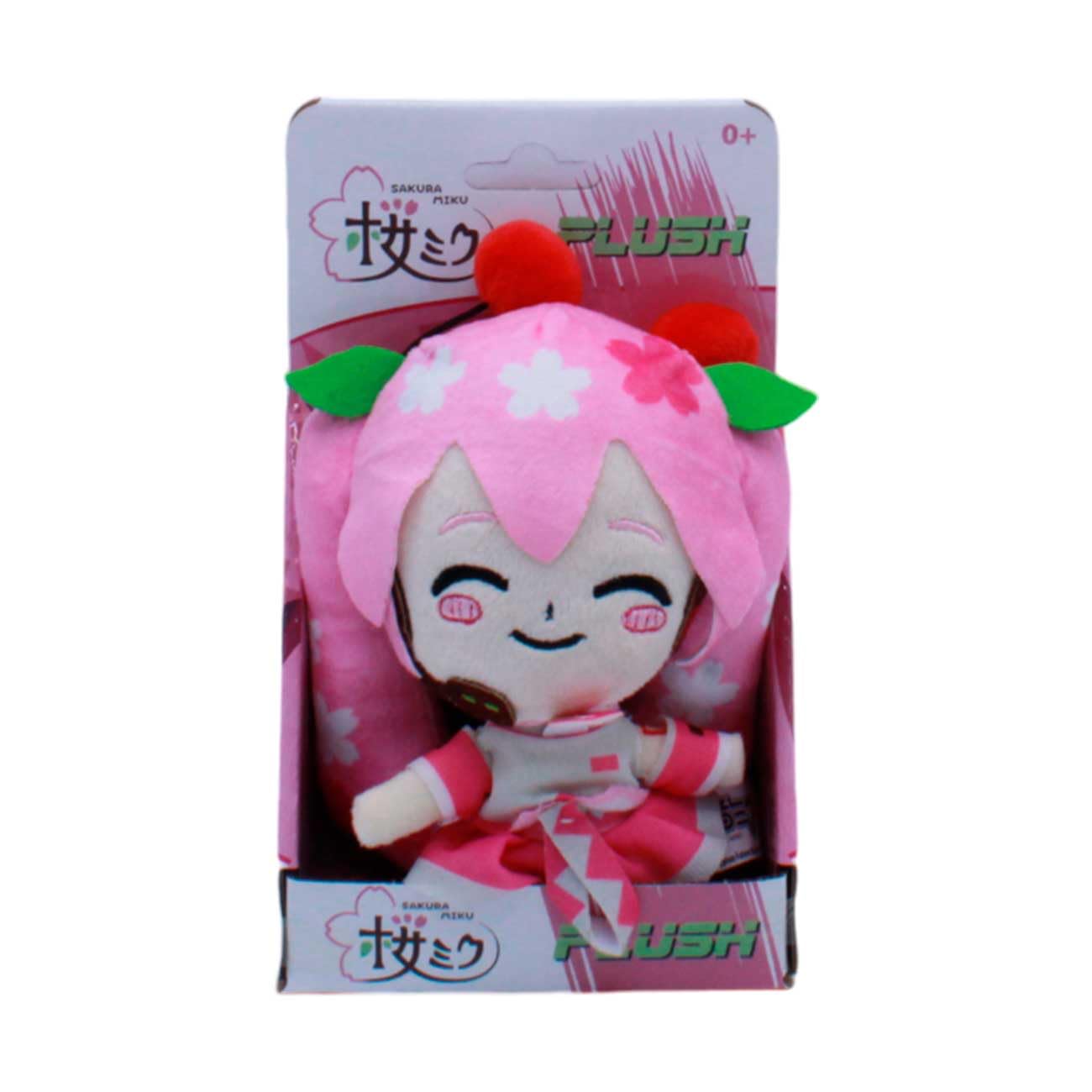 Hatsune Miku Sakura Miku 6” Plush Toy - Pink Cherry Blossom Hatsune Miku Doll - Kawaii Anime Collectible for Vocaloid Fans & Gift for Kids or Teens