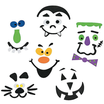 Foam Pumpkin Decorating Craft Kit -12 - Crafts for Kids and Fun Home Activities