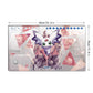 Mlikemat New DTCG Duel Playmat Digimon Diaboromon Trading Card Game TCG CCG Mat Pad + Free Bag (ZD002-667-SM)