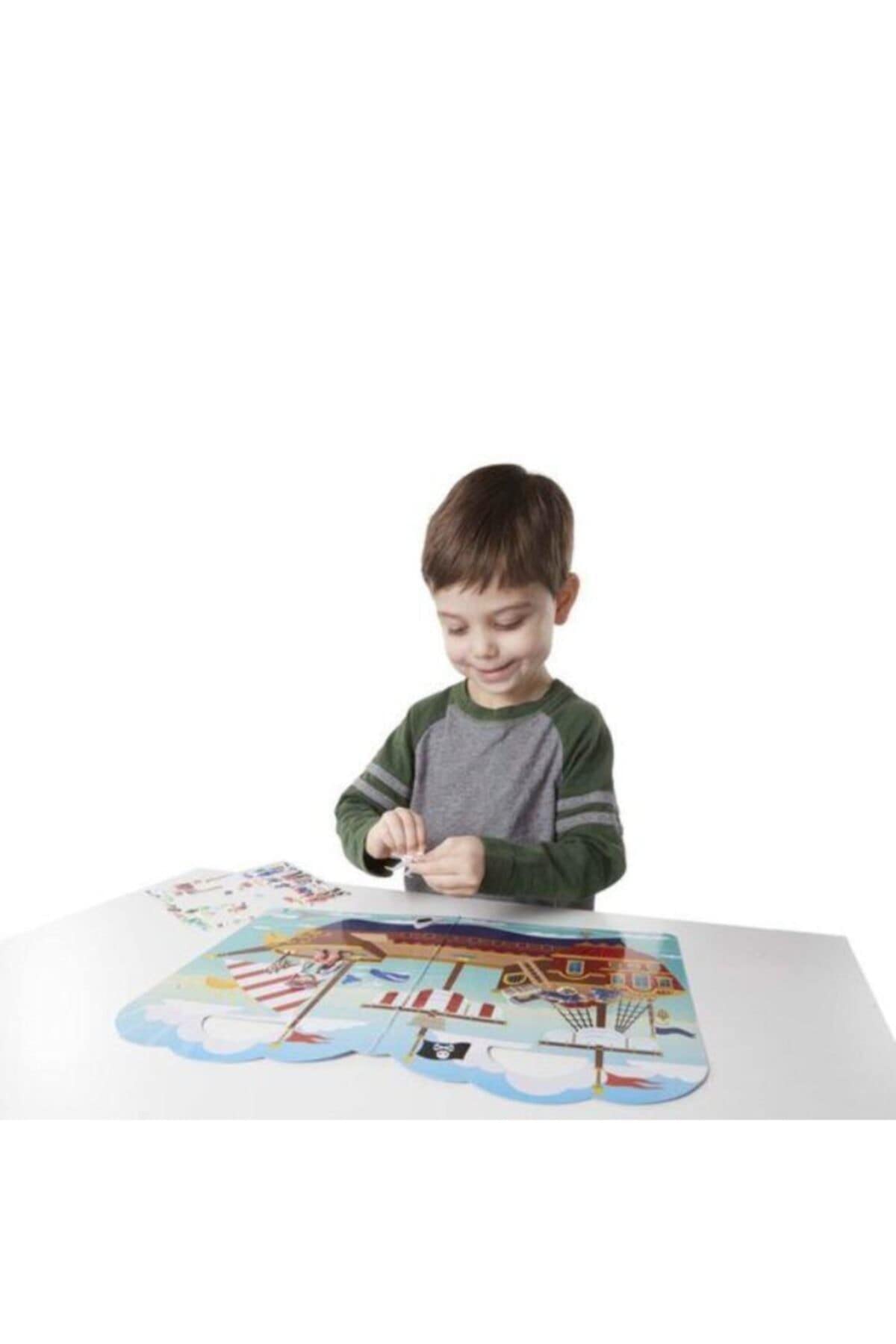 Melissa & Doug Puffy Sticker Activity Book: Pirates - 51 Reusable Stickers