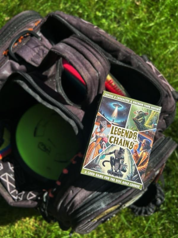 Legends of the Chains: On-Course Disc Golf Card Game - Choose a Character & Unchain Your Destiny - Best Gift for Disc Golf Players