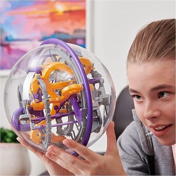 Rubik's Cube Tracks 125, 3D Puzzle Game and Maze with 125 Obstacles, Relaxing Toy that is a Challenge for the Mind, for Children Aged 8 and Up