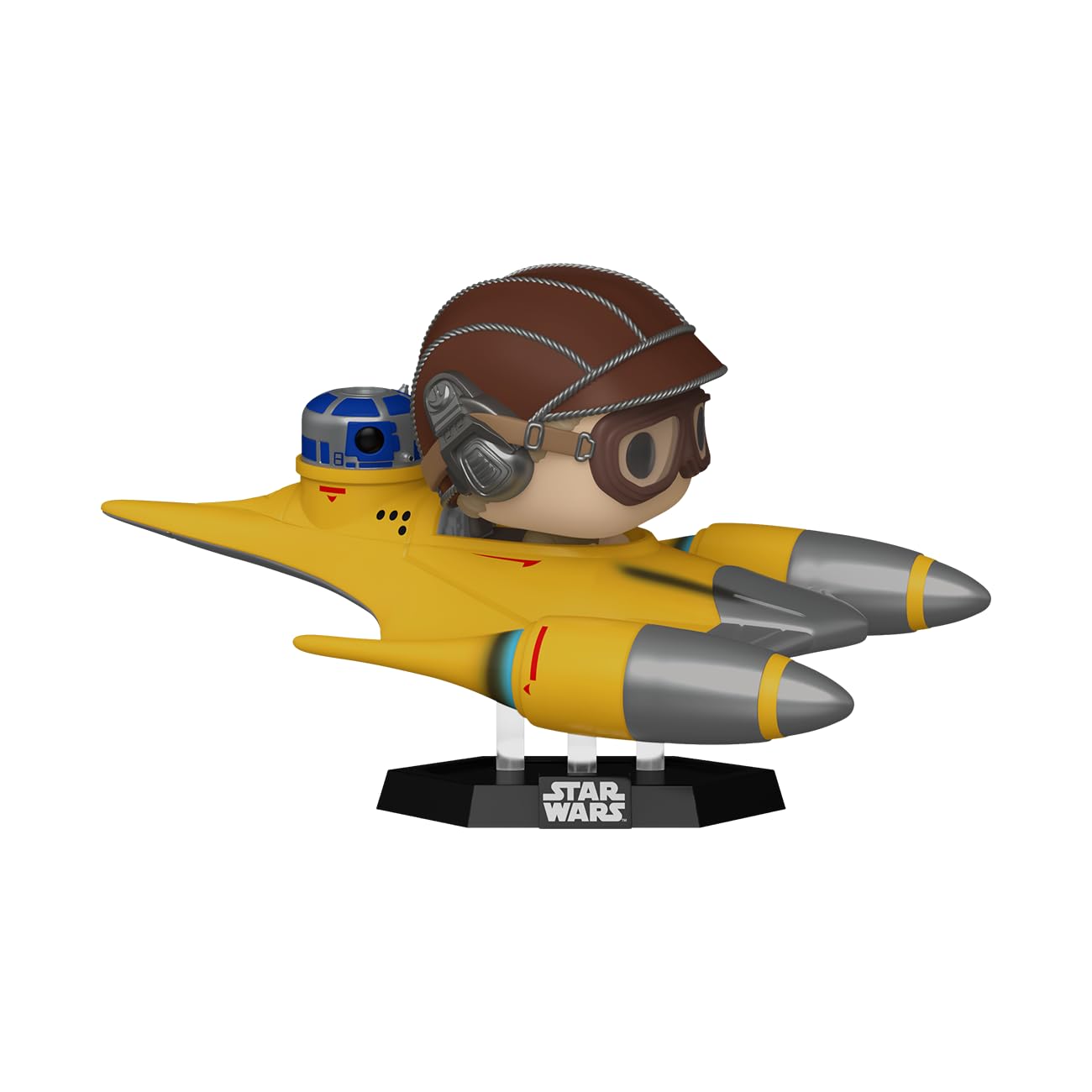Funko POP! Ride Deluxe: SW - Anakin in Naboo Sarfighter with R2-D2 - Star Wars - Collectable Vinyl Figure - Gift Idea - Official Merchandise - for