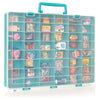 MYMOON HOME Plastic Toy Storage Case Compatible with Mini Brands Collector Toys, Shopkins, Real Littles, and LOL Surprise Series 1, 2, 3, 4