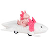 Accoutrements Archie McPhee Hilarious and Funny Cute Little Pink Axolotl in Joyride Pull Back Car - 5-3/4"", Small