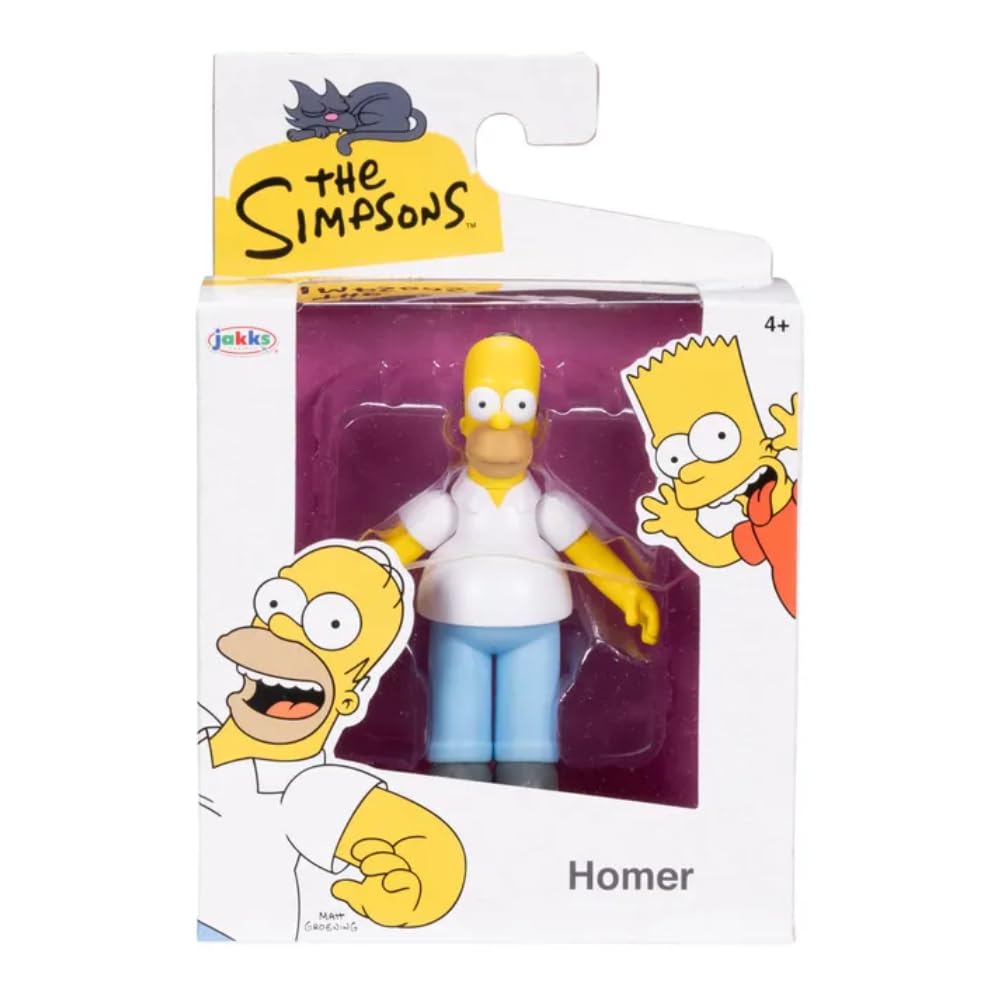 JAKKS Pacific The Simpsons Wave 1 Homer 2.5-Inch Mini Figure