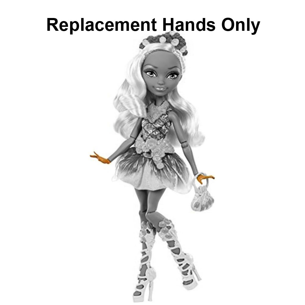 Mattel Replacement Parts for Ever After High Nina Thumbell Doll - DHF44 ~ Includes 2 Tan Replacement Hands