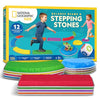 National Geographic Kids 12-Piece Balance Stepping Stones and Beams