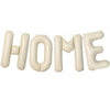 40 Inch Cream White HOME Balloon Banner - Large Ivory Alphabet Mylar Letter Balloons for Housewarming, New Home Party, Welcome Decorations, and Photo