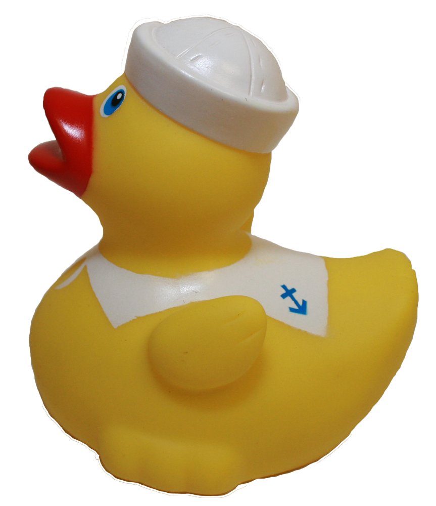 MORTENTR Rubber Ducks Family Patriotic Navy Sailor Rubber Duck, Brand Bathtub Toys That Floats Upright, Rubber Ducky Birthday Party Favors Gift, All