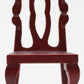 Classics by Handley Dollhouse Miniature Side Chair, Mahogany