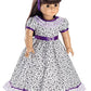 Victorian Dress & Hairpiece - Fits 18" American Girl Dolls