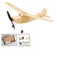 DW Hobby Micro Indoor Balsa Wood Electric Building Airplane Cessna L-19 445mm Wingspan Balsa Laser-Cut Aircraft Un-Assembled for Adults (K1202)