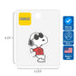 Peanuts® (Snoopy) 3-Pack Sticker Bundle - Waterproof Stickers for Water Bottles and Laptops