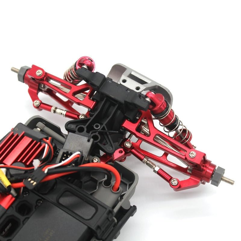 for Hyper Go MJX H16BM H16GT H16DR 16207 16208 16209 16210 H16 H16E H16H H16P RC Car Metal Parts Wearing Suit RC Car Replacement Upgrade Aluminum