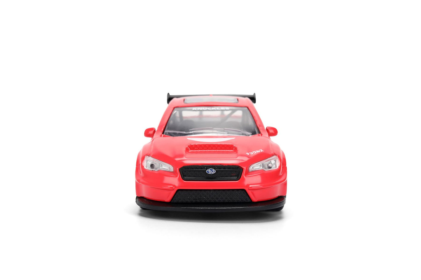 Jada 2016 Subaru WRX STI w/Knuckles Theme, Sonic The Hedgehog Toys 37024-1/32 Scale Diecast Model Car