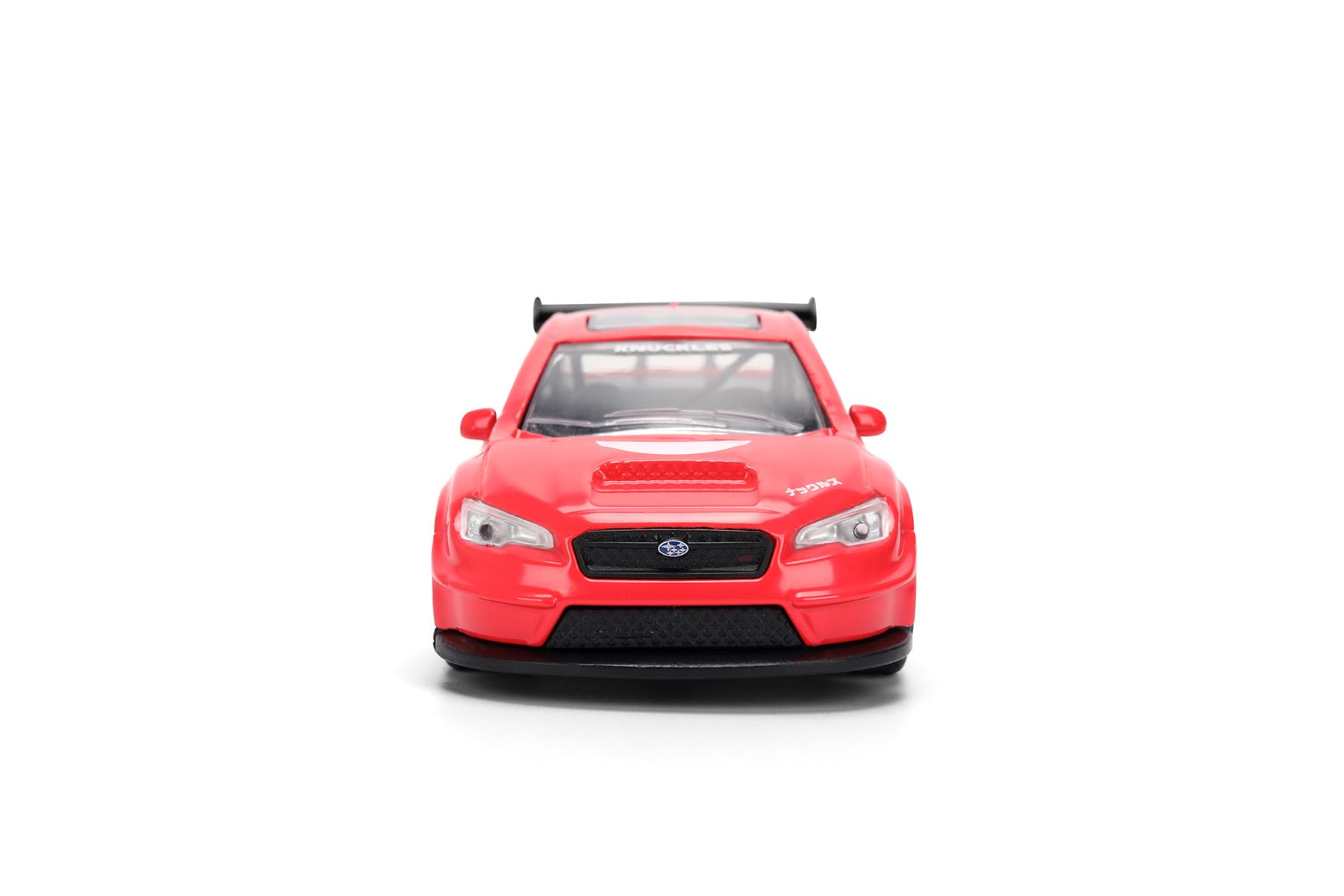 Jada 2016 Subaru WRX STI w/Knuckles Theme, Sonic The Hedgehog Toys 37024-1/32 Scale Diecast Model Car