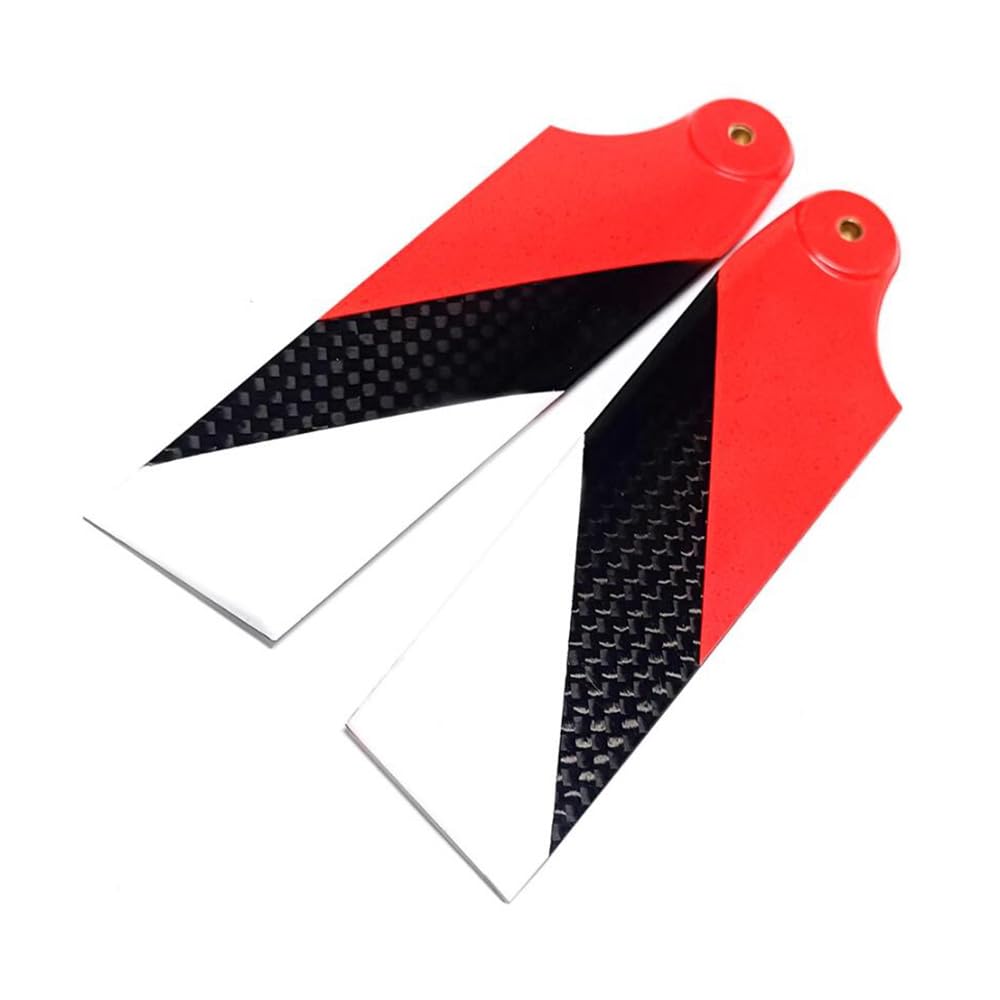 STASRC 700 RC Helicopter Carbon Fiber Tail Rotor Blade Red 105mm for Align Trex 700 KIT