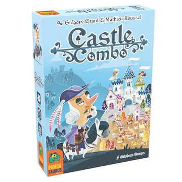 Pandasaurus Games Castle Combo Card Game - Maximize Combos in This Card Placement Strategy Game, Quick Competitive Family Fun for Kids & Adults, Ages