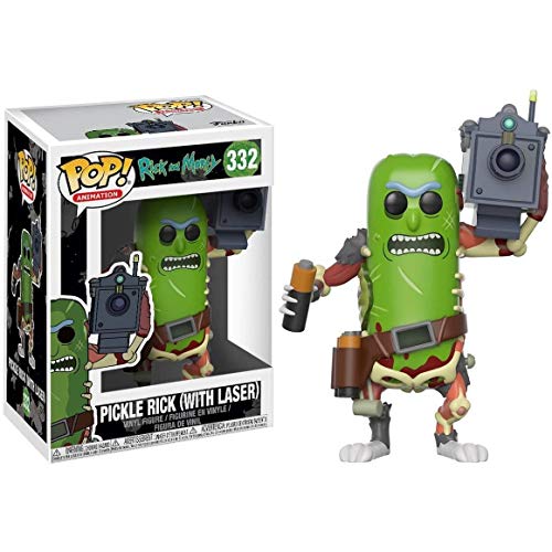 Funko POP! Animation: Rick & Morty (R&M) - Pickle Rick with Laser