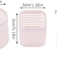 1Pc Gray 1:12 Dollhouse Mini Storage Basket, Laundry Basket, Dollhouse Furniture Decoration, Bathroom Accessories, Plastic
