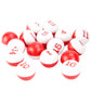 DGZZI Billiard Shaker Pool Table with Red and White Tally Peas