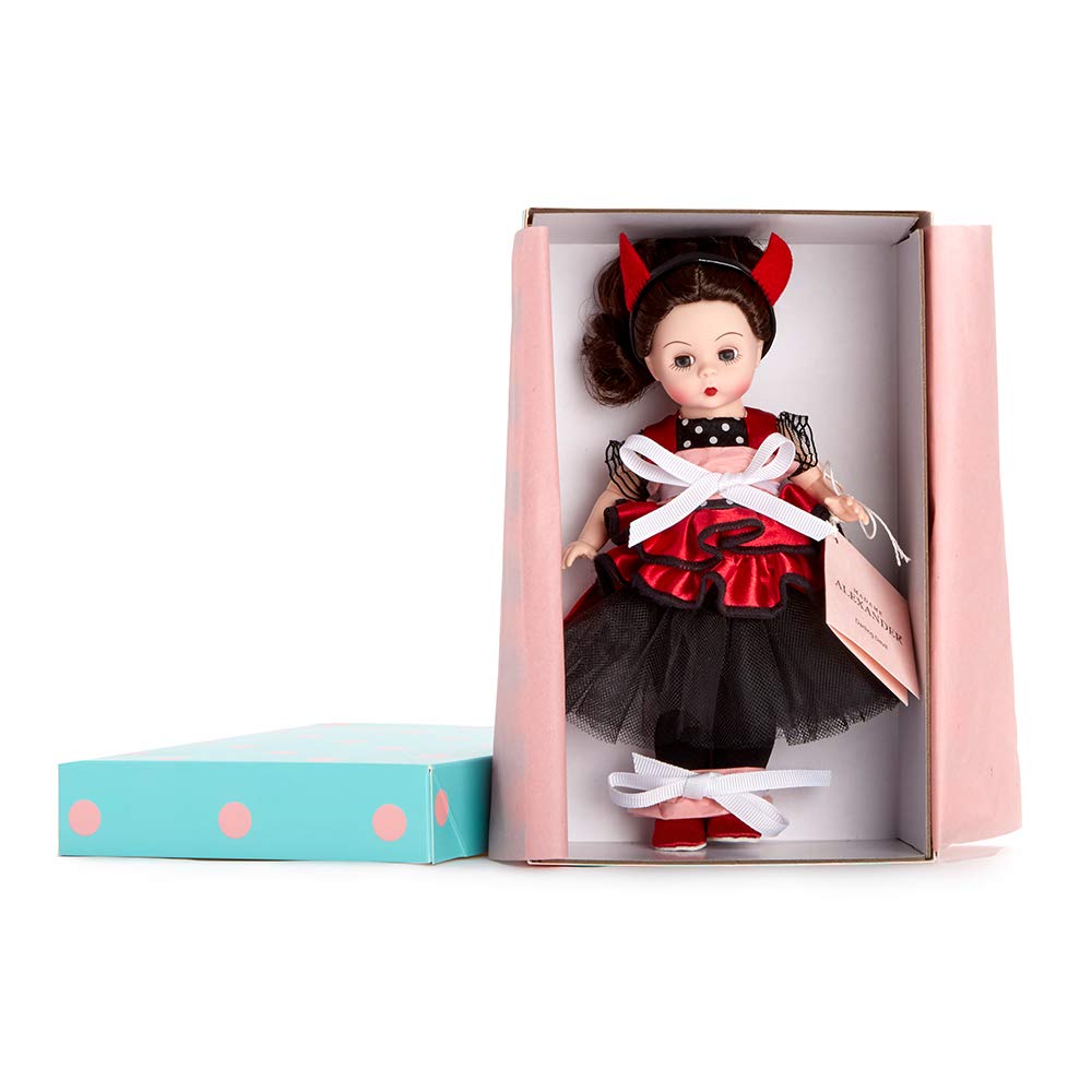 Madame Alexander 8" Darling Devil Doll, Light Skin - Blue Eyes - Brunette Hair