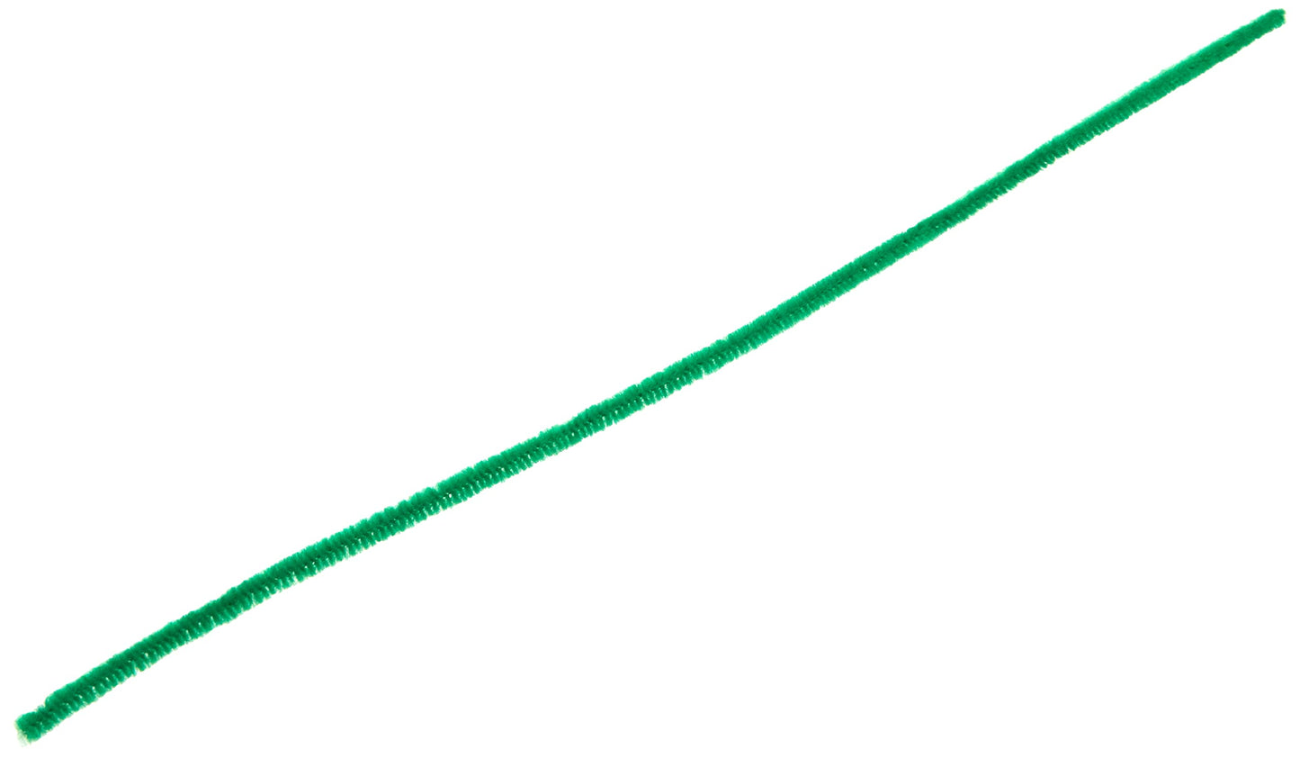 Darice Chenille Stems 6mm 12" 25/Pkg-Emerald Green